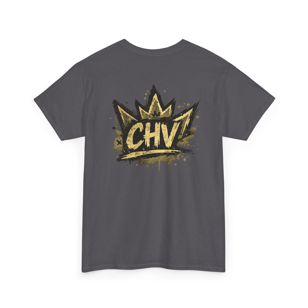 Anime Scout Tee — Chibi Soldier Graphic Shirt with "CHV" Crown Backprint