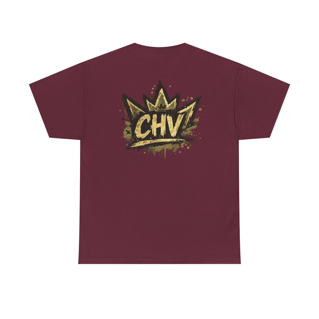 Anime Scout Tee — Chibi Soldier Graphic Shirt with "CHV" Crown Backprint