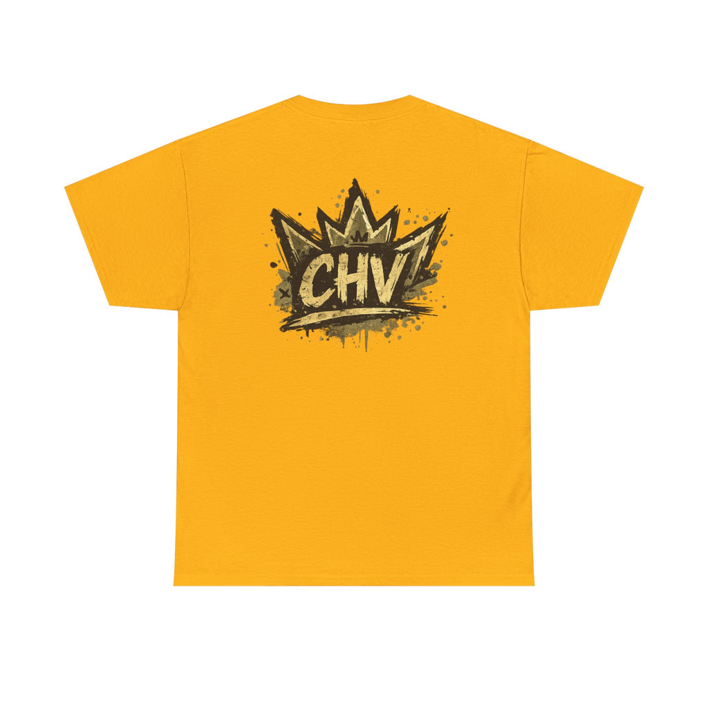 Anime Scout Tee — Chibi Soldier Graphic Shirt with "CHV" Crown Backprint