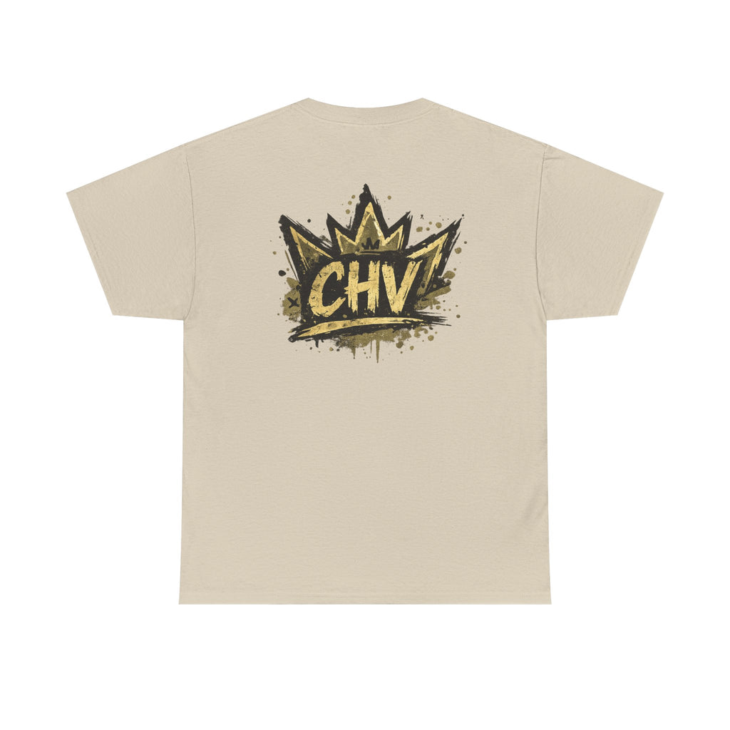 Anime Scout Tee — Chibi Soldier Graphic Shirt with "CHV" Crown Backprint