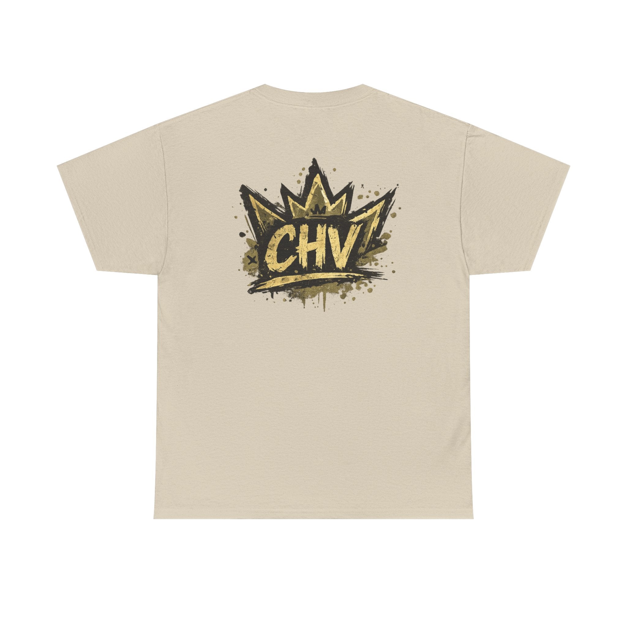 Anime Scout Tee — Chibi Soldier Graphic Shirt with "CHV" Crown Backprint