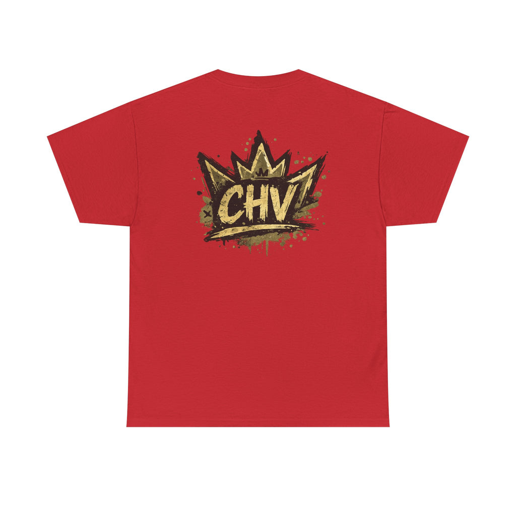 Anime Scout Tee — Chibi Soldier Graphic Shirt with "CHV" Crown Backprint