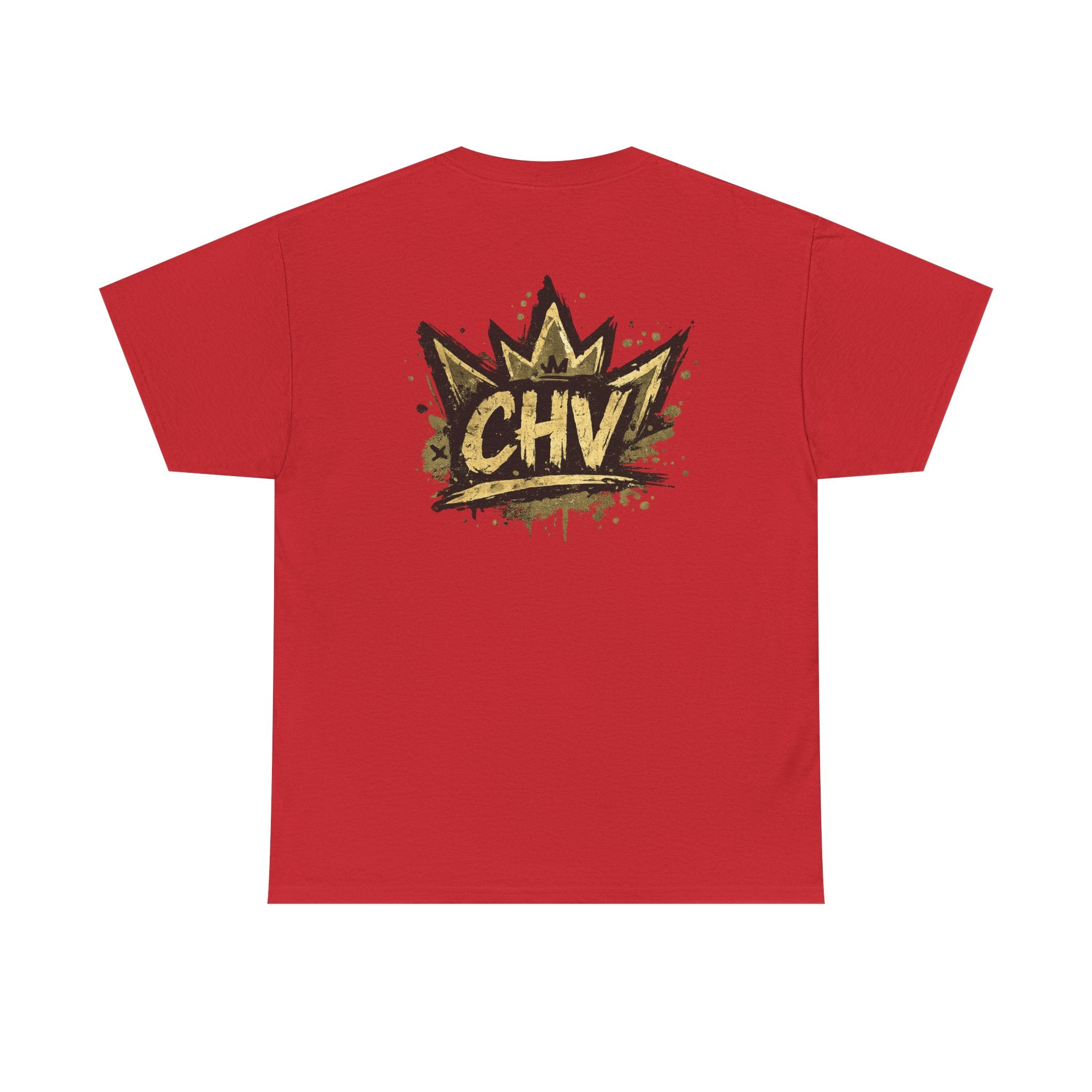 Anime Scout Tee — Chibi Soldier Graphic Shirt with "CHV" Crown Backprint