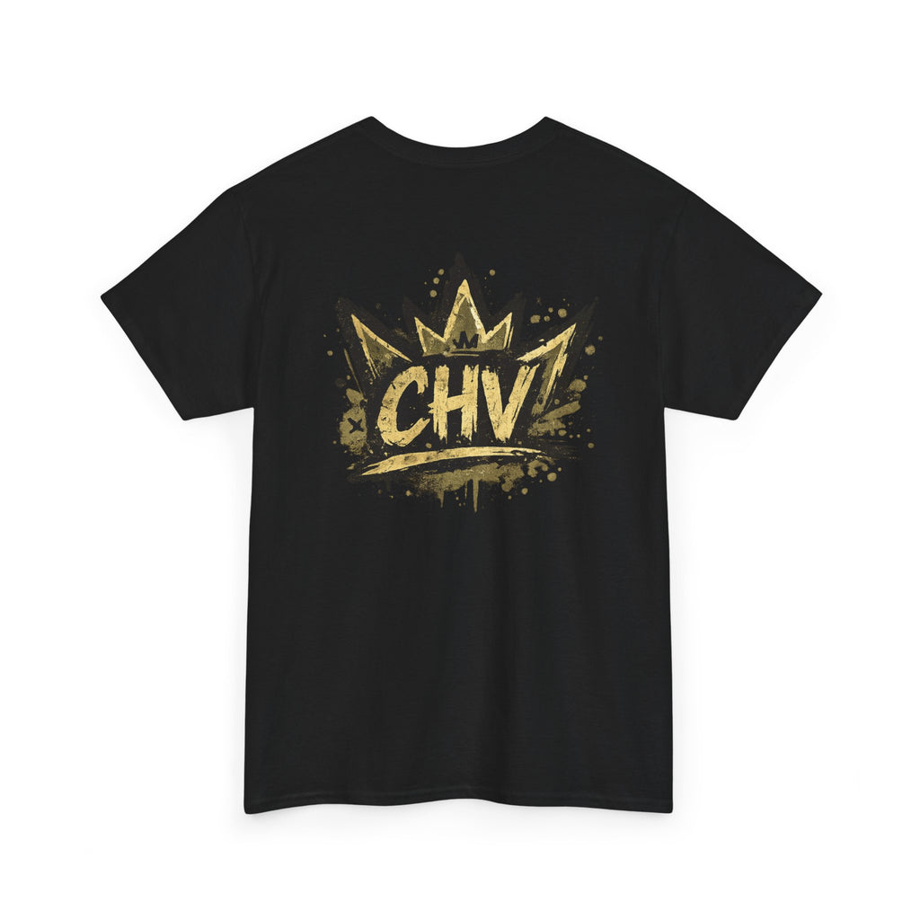 Anime Scout Tee — Chibi Soldier Graphic Shirt with "CHV" Crown Backprint