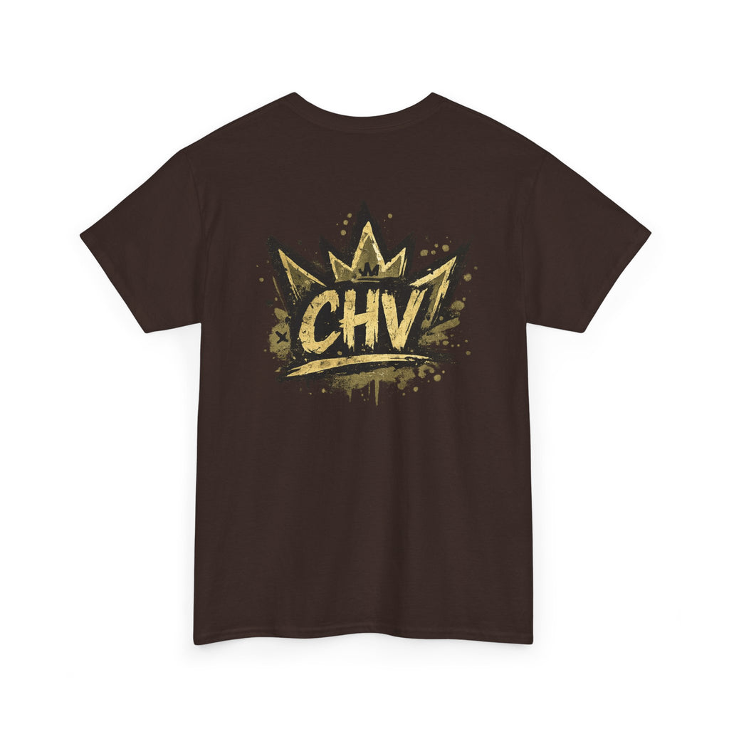 Anime Scout Tee — Chibi Soldier Graphic Shirt with "CHV" Crown Backprint
