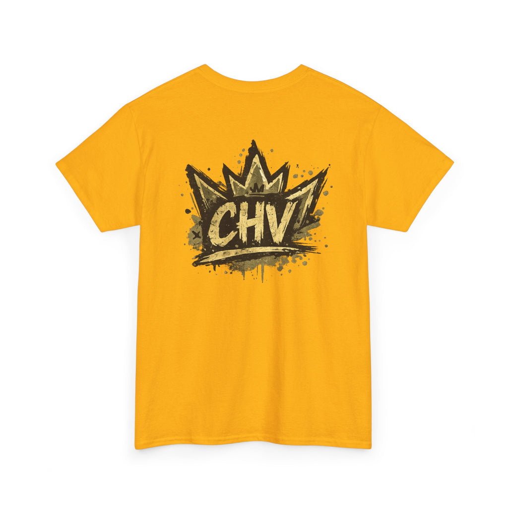 Anime Scout Tee — Chibi Soldier Graphic Shirt with "CHV" Crown Backprint