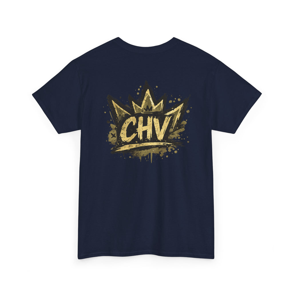 Anime Scout Tee — Chibi Soldier Graphic Shirt with "CHV" Crown Backprint