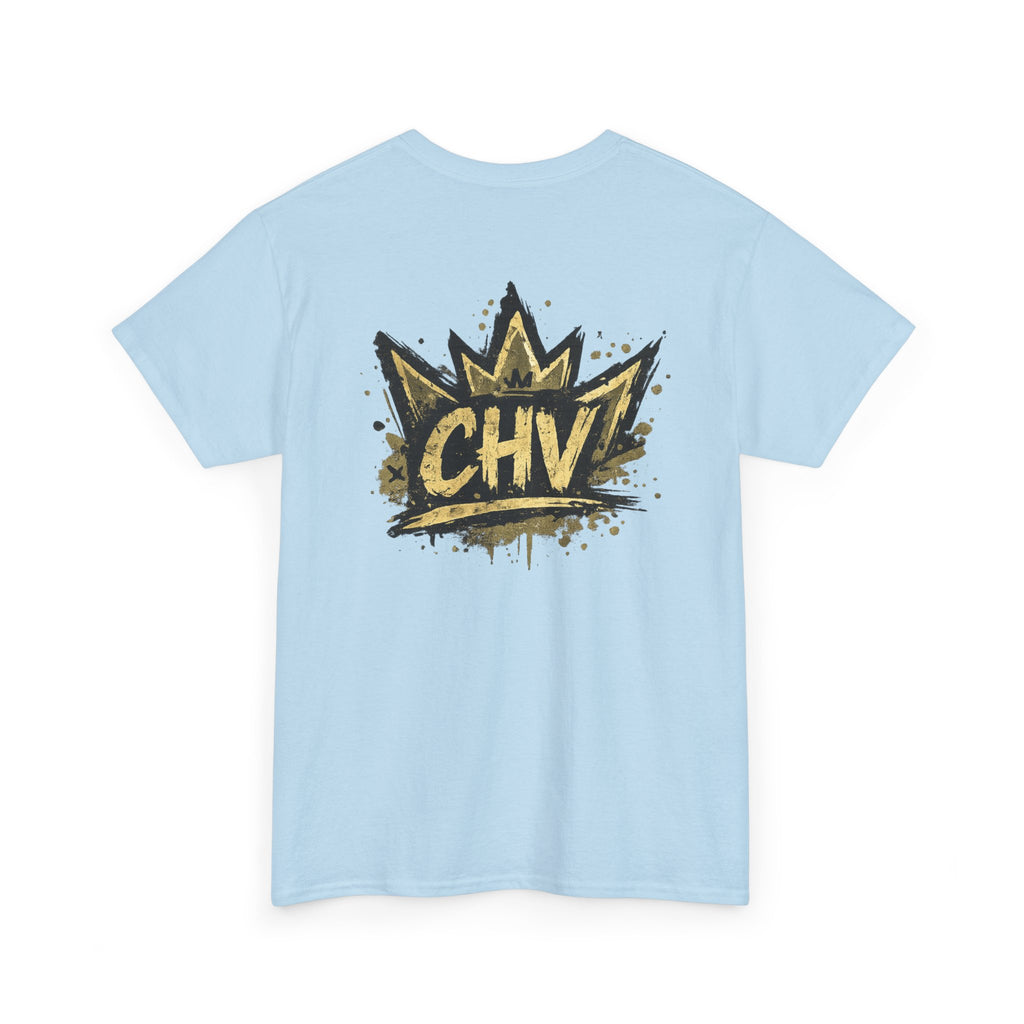 Anime Scout Tee — Chibi Soldier Graphic Shirt with "CHV" Crown Backprint