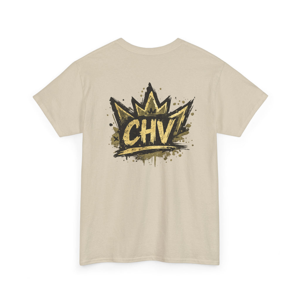 Anime Scout Tee — Chibi Soldier Graphic Shirt with "CHV" Crown Backprint