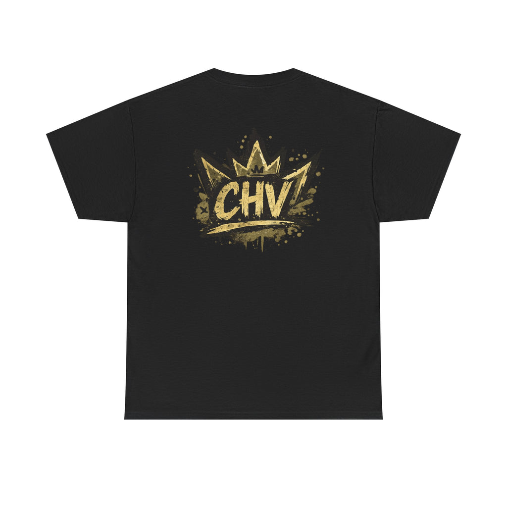Anime Scout Tee — Chibi Soldier Graphic Shirt with "CHV" Crown Backprint