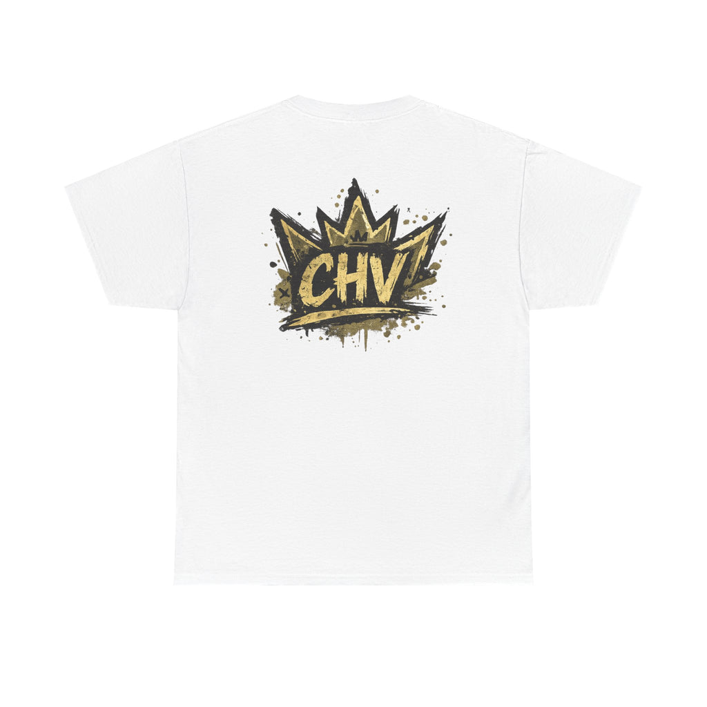 Anime Scout Tee — Chibi Soldier Graphic Shirt with "CHV" Crown Backprint