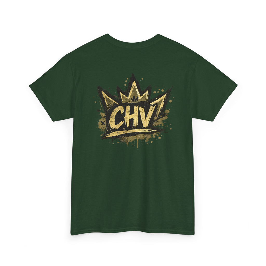 Anime Scout Tee — Chibi Soldier Graphic Shirt with "CHV" Crown Backprint