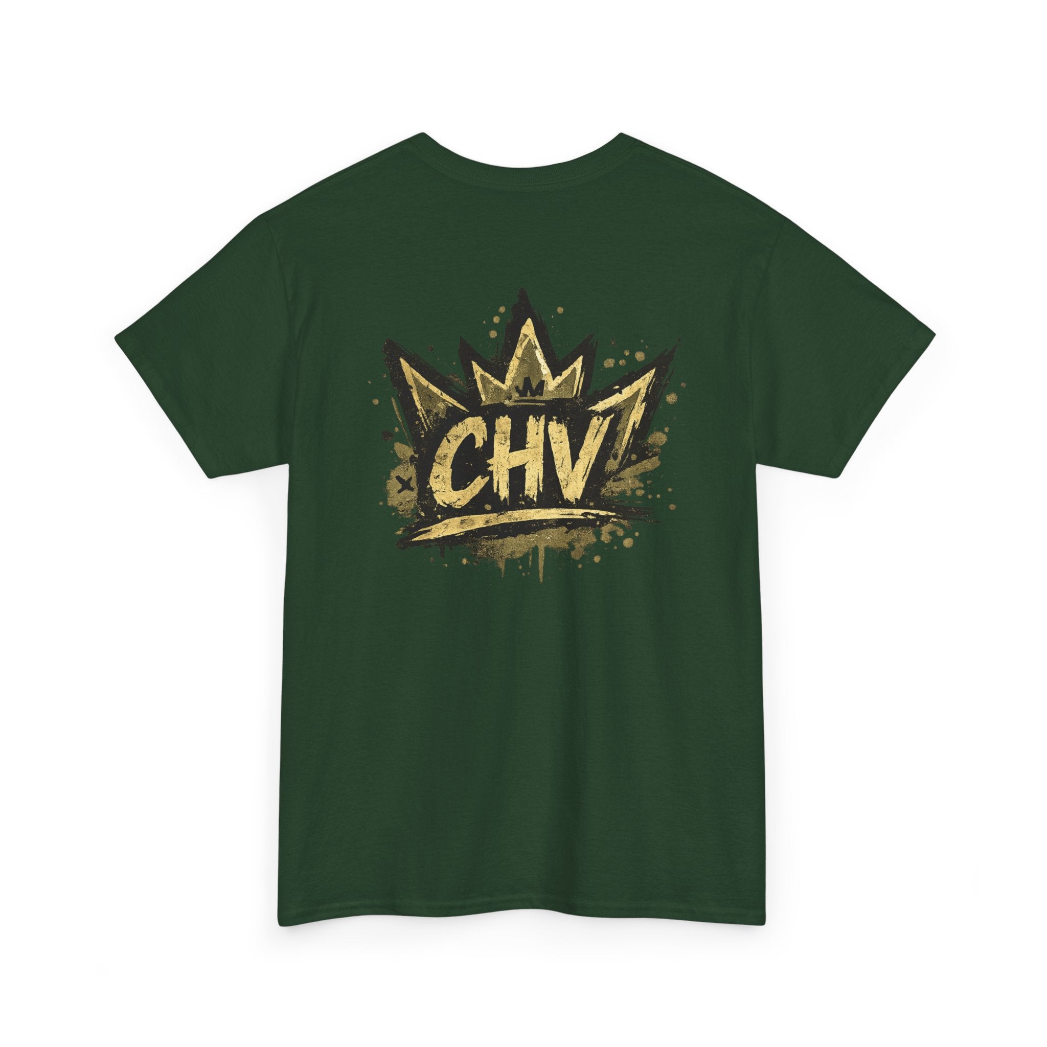 Anime Scout Tee — Chibi Soldier Graphic Shirt with "CHV" Crown Backprint