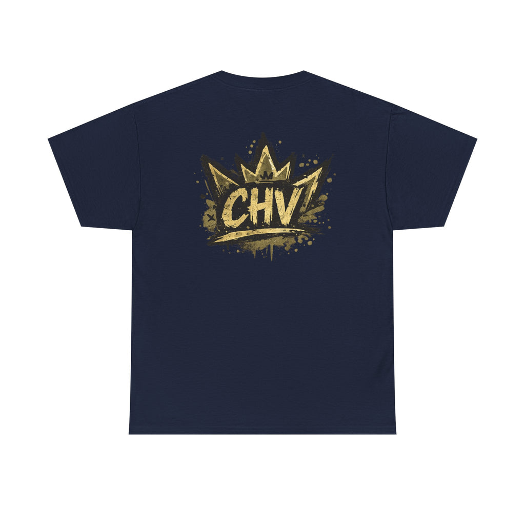Anime Scout Tee — Chibi Soldier Graphic Shirt with "CHV" Crown Backprint