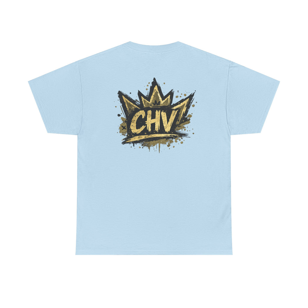 Anime Scout Tee — Chibi Soldier Graphic Shirt with "CHV" Crown Backprint