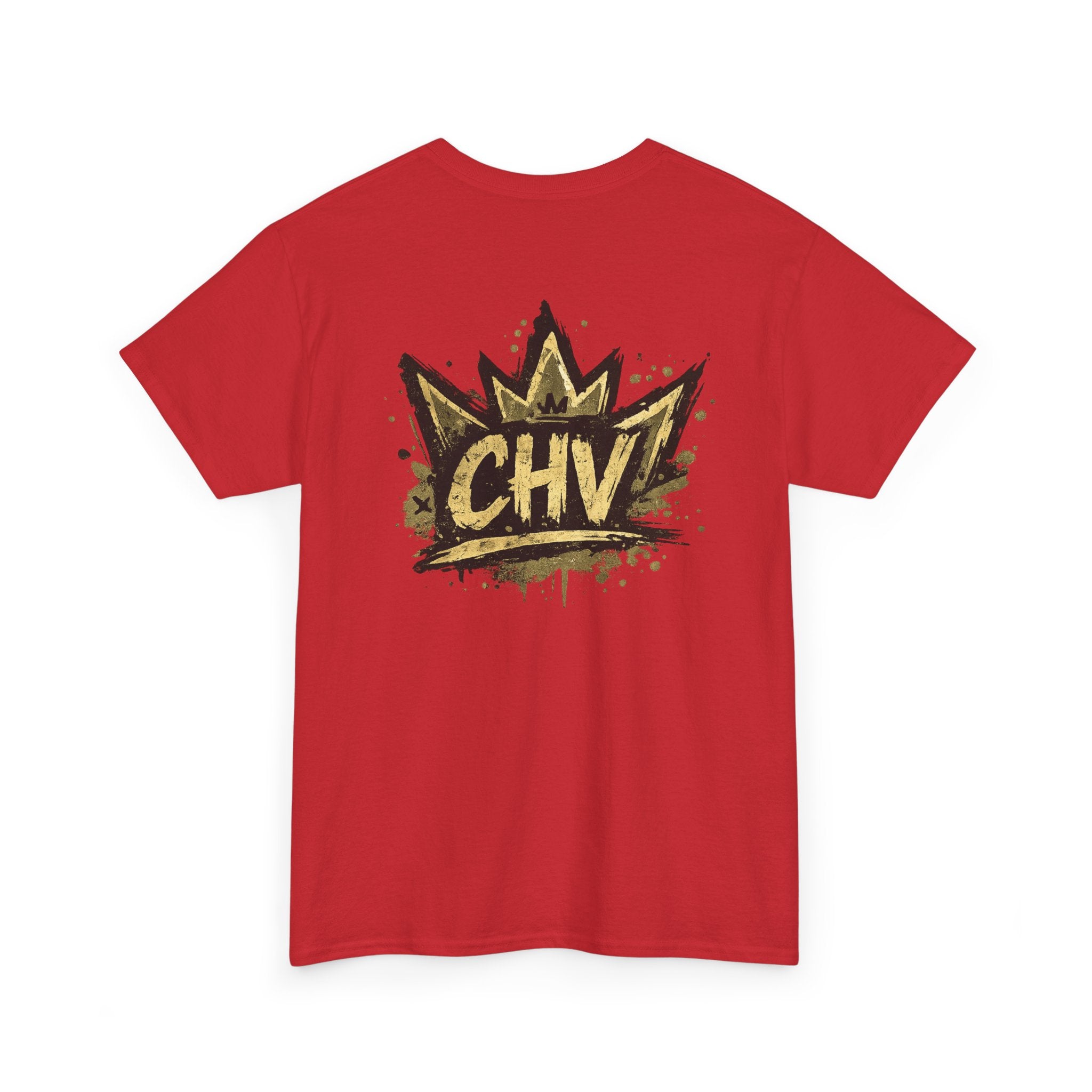 Anime Scout Tee — Chibi Soldier Graphic Shirt with "CHV" Crown Backprint