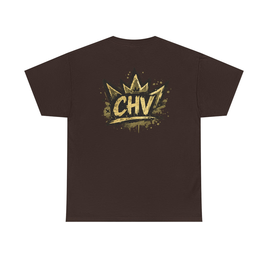 Anime Scout Tee — Chibi Soldier Graphic Shirt with "CHV" Crown Backprint