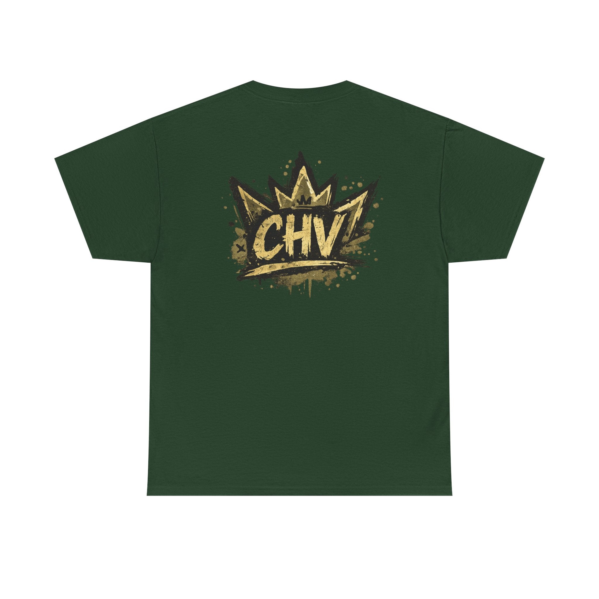 Anime Scout Tee — Chibi Soldier Graphic Shirt with "CHV" Crown Backprint