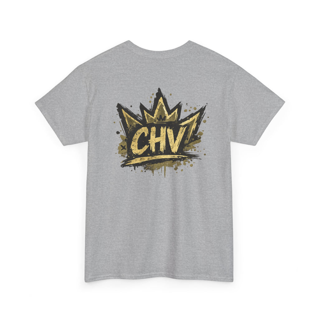 Anime Scout Tee — Chibi Soldier Graphic Shirt with "CHV" Crown Backprint