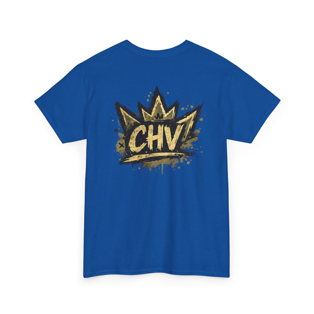Anime Scout Tee — Chibi Soldier Graphic Shirt with "CHV" Crown Backprint