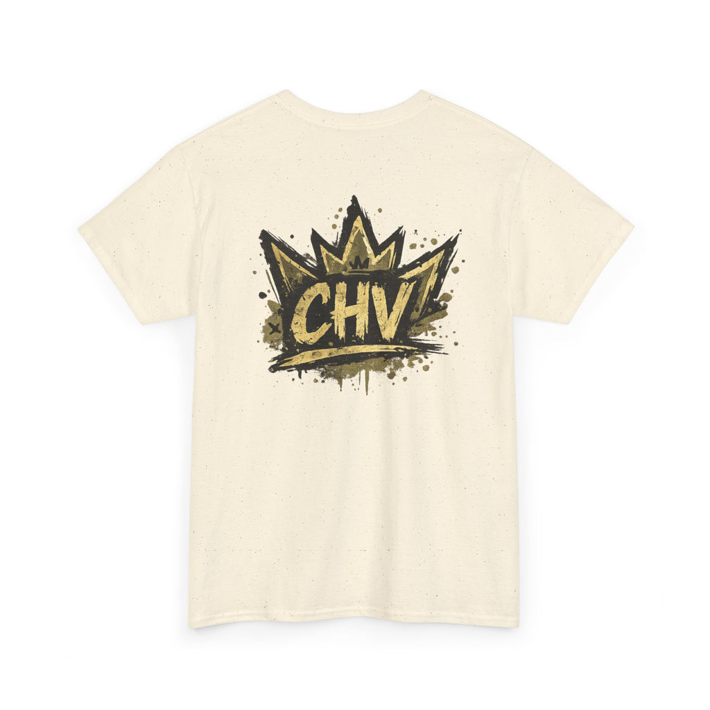 Anime Scout Tee — Chibi Soldier Graphic Shirt with "CHV" Crown Backprint